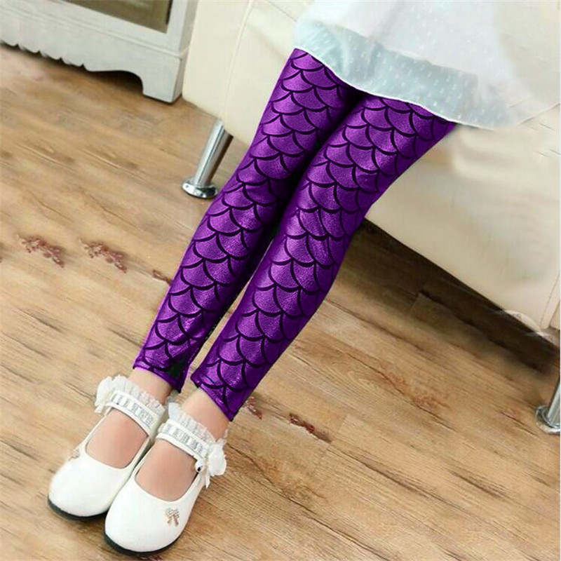 Colorful Mermaid Fish Scale Mermaid Leggings For Girls Stretchy,  Fashionable, And Slimming Trousers With Digital Print TX1 From Interbaby,  $5.1