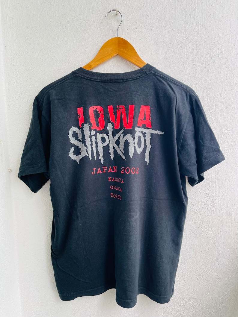 Slipknot Tour Shirt, Vintage Slipknot : Iowa Japan Tour 2002