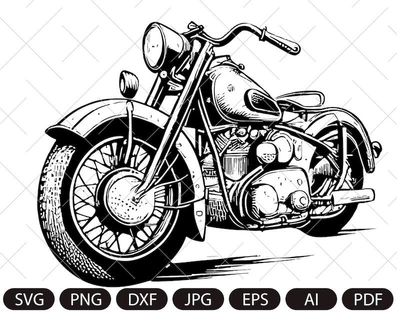 Motor Bike Svg Clipart, Motorcycle Svg | motorcyclesvg.com