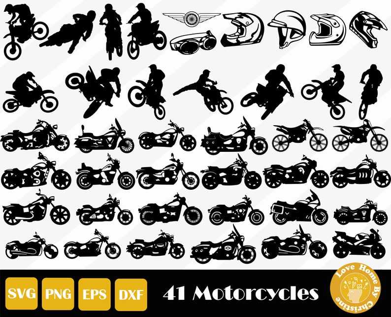 41 Motorcycle SVG, Motorcycle Svg#1