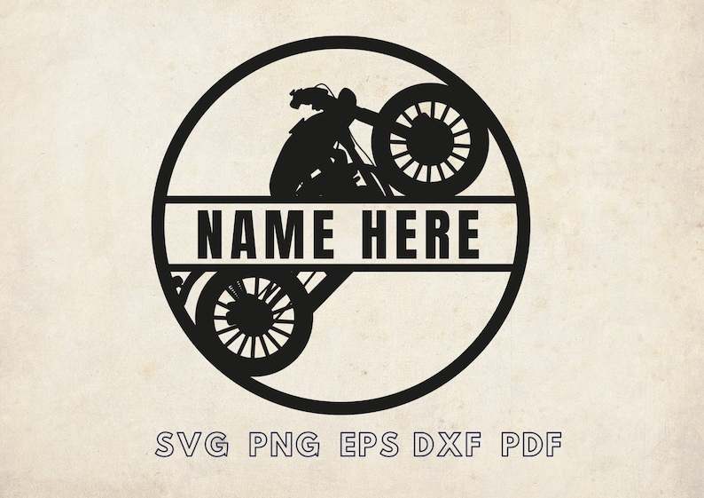 Split Motorcycle Wall Art, Motorcycle Svg#1