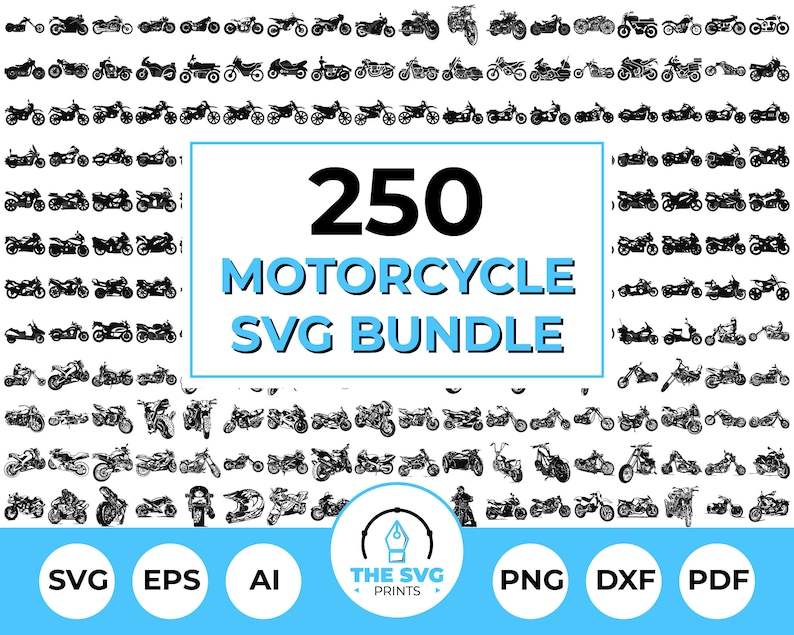 Motorcycle SVG Bundle 250, Motorcycle Svg#1