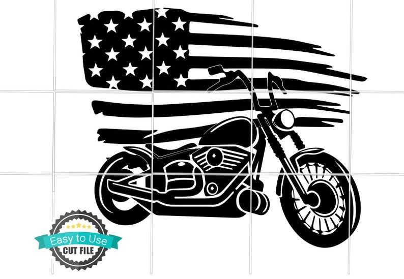 Motorcycle SVG Cut File and Clipart, Motorcycle Svg#1