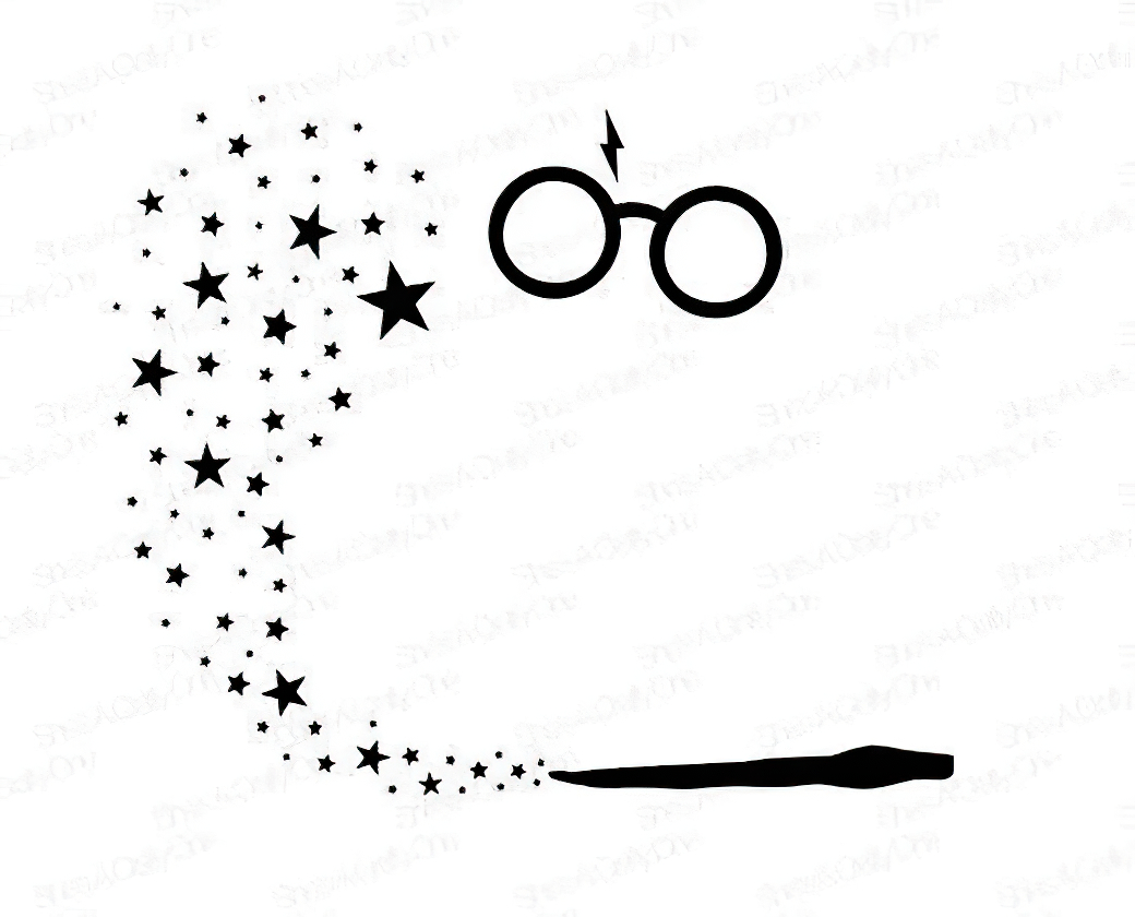 Harry Potter Glasses straw topper · Micheles Designs · Online