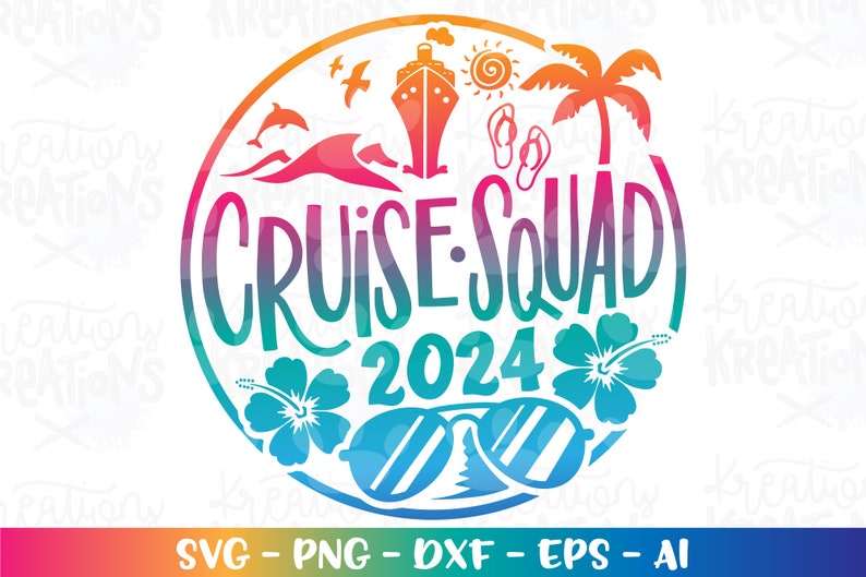 Cruise Squad Svg, Cruise Ship Svg Cruise Squad Emblem Cruisin' Cruise ...