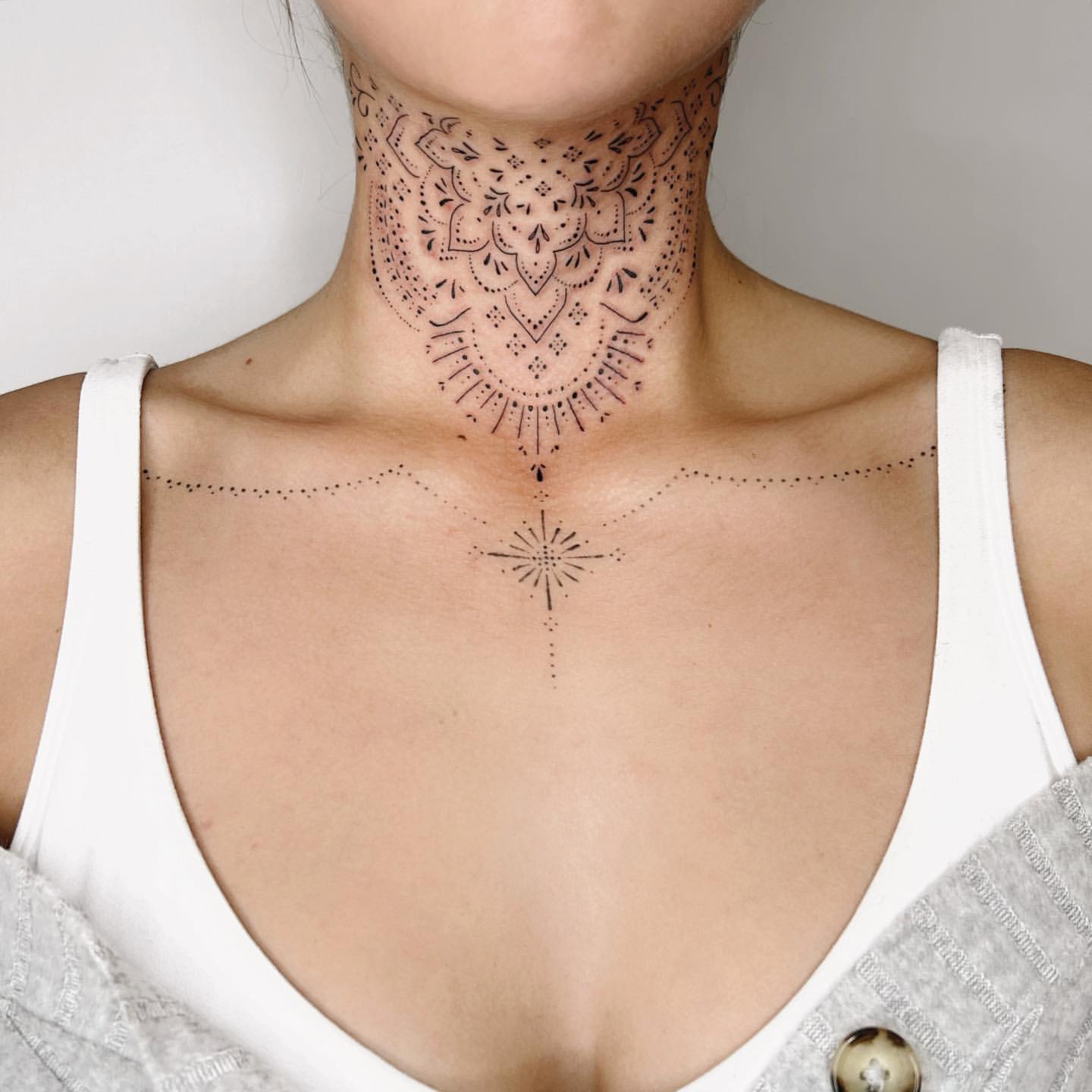 Neck Tattoo Designs Female