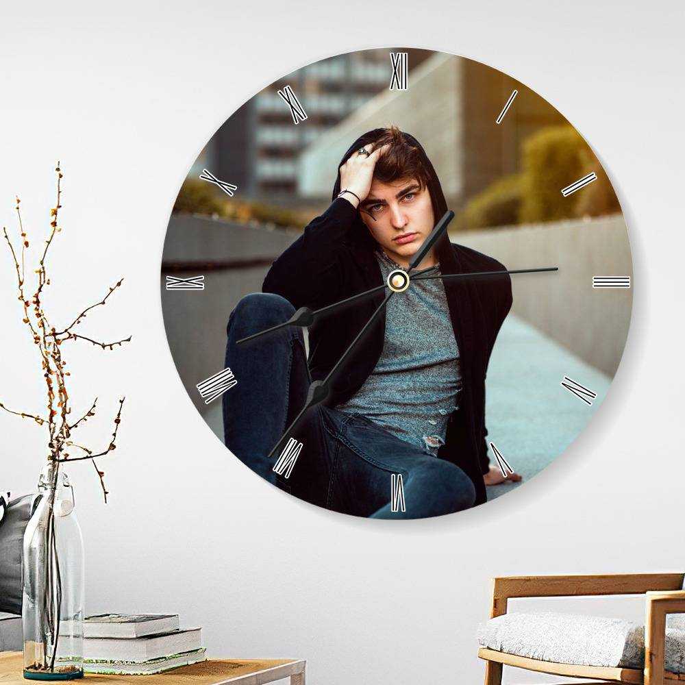 Colby Brock Round Wall Clock Home Decor Wall Clock Gifts for Colby Brock Fans Dreamy Wall Clock