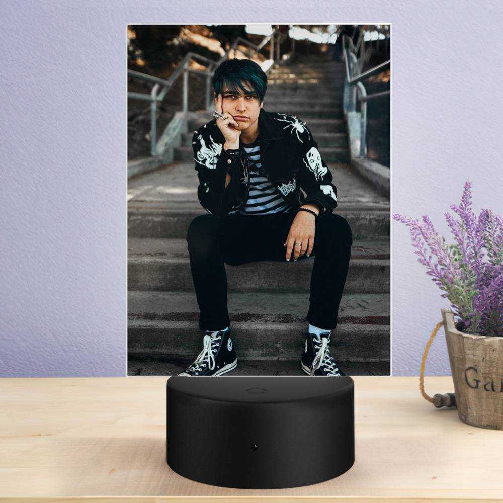 Colby Brock Lamp Classic Celebrity Night Light Colby Brock Classic Photo by Colby Brock Lamp with Plastic Base