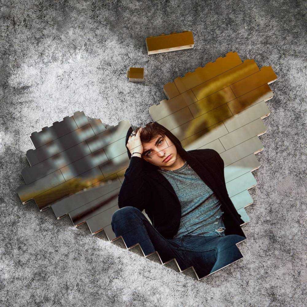 Colby Brock Merch Heart Shape Building Blocks Gift for Fans Dreamy Building Blocks