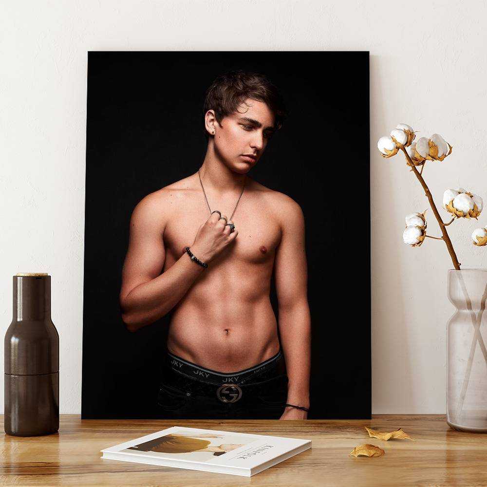 Colby Brock Canvas Classic Celebrity Canvas Hot Pics Of Colby Brock by Colby Brock Canvas