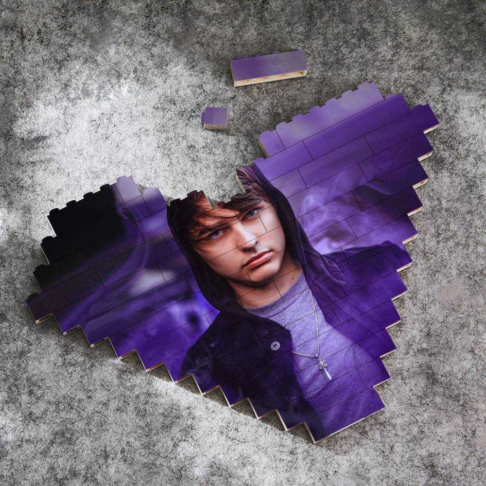 Colby Brock Merch Heart Shape Building Blocks Gift for Fans The Best Of Our Love Building Blocks