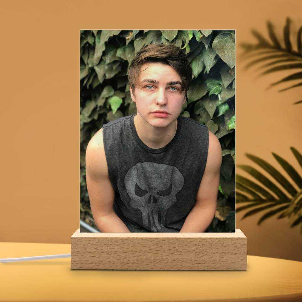 Colby Brock Lamp Classic Celebrity Night Light Final by Colby Brock Lamp with Wooden Base