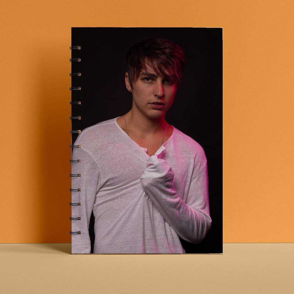Colby Brock Spiral Bound Notebook Journal Diary Gift for Fans Colby Shirtless Notebook