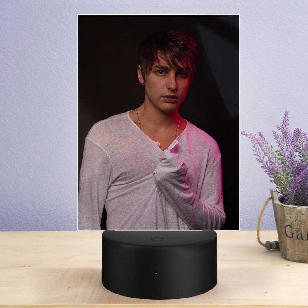 Colby Brock Lamp Classic Celebrity Night Light Colby Shirtless by Colby Brock Lamp with Plastic Base