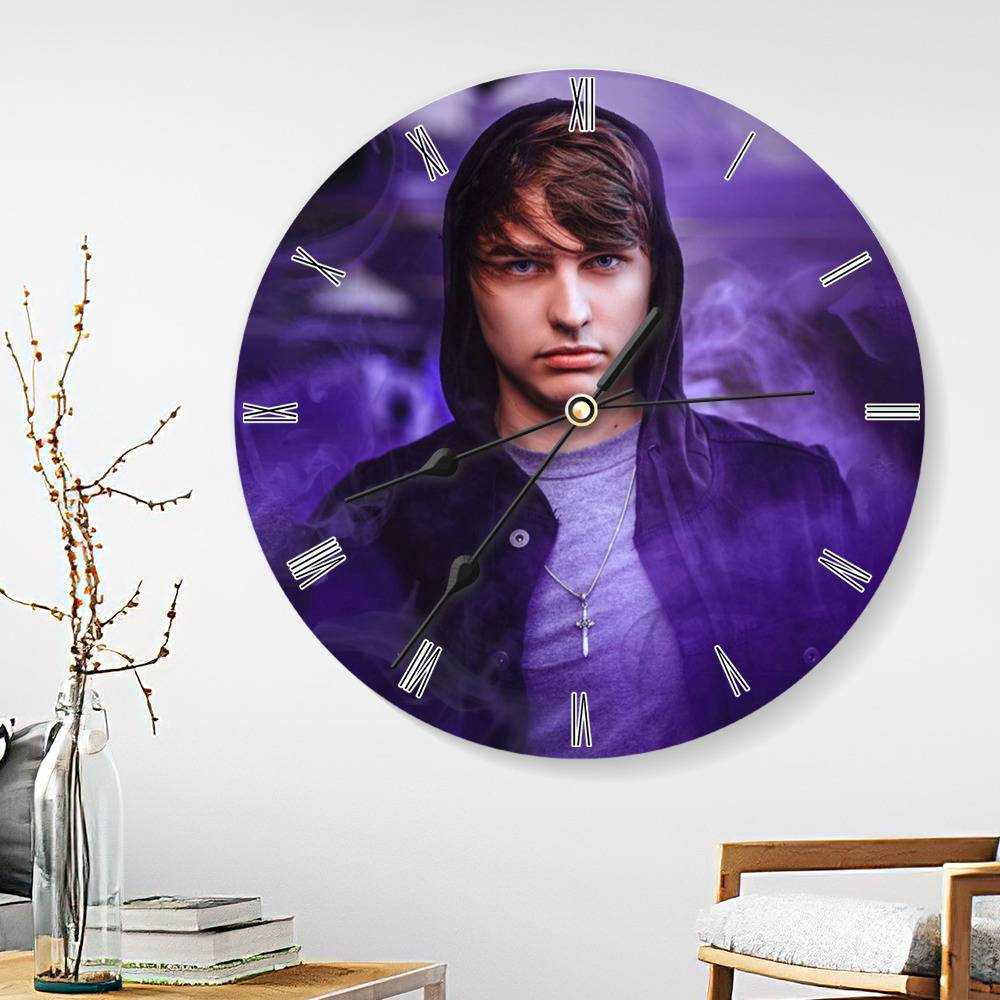 Colby Brock Round Wall Clock Home Decor Wall Clock Gifts for Colby Brock Fans The Best Of Our Love Wall Clock
