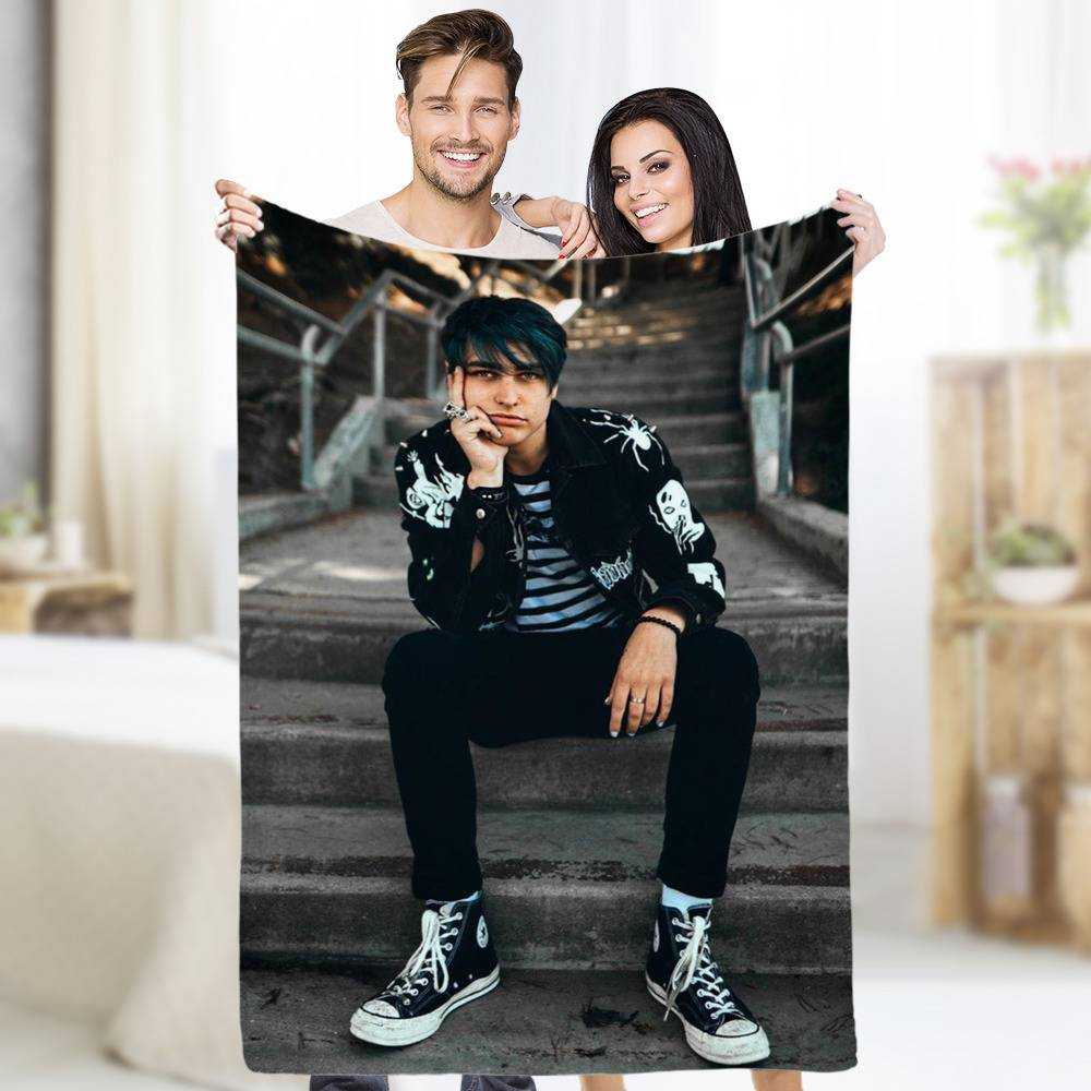 Colby Brock Blanket Colby Brock Classic Photo Blanket