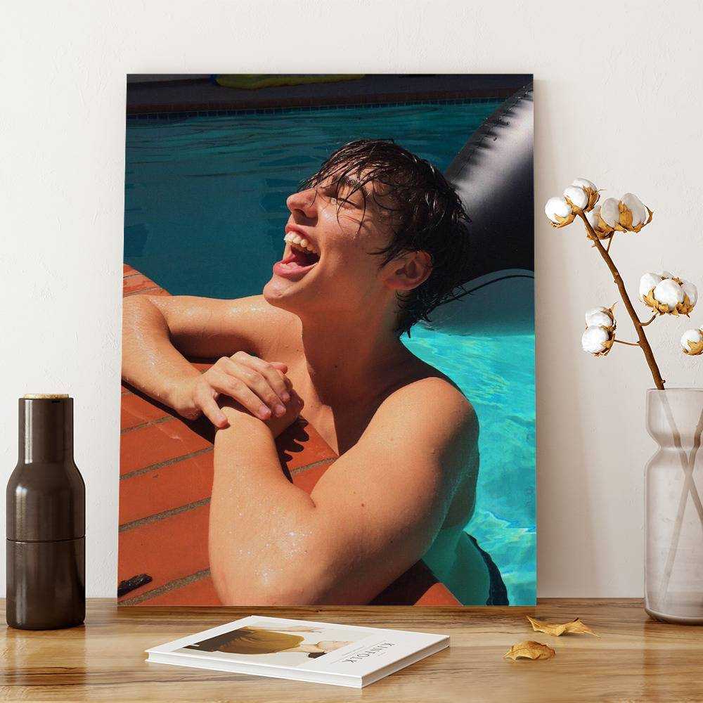 Colby Brock Canvas Classic Celebrity Canvas Without Him by Colby Brock Canvas