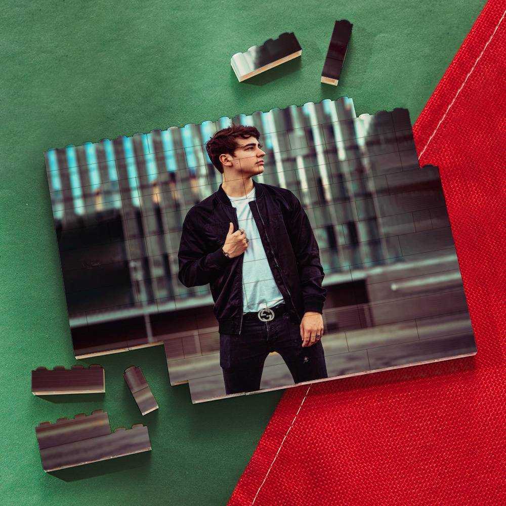 Colby Brock Merch Building Blocks Gift for Fans Colby Brock In A Pool Building Blocks