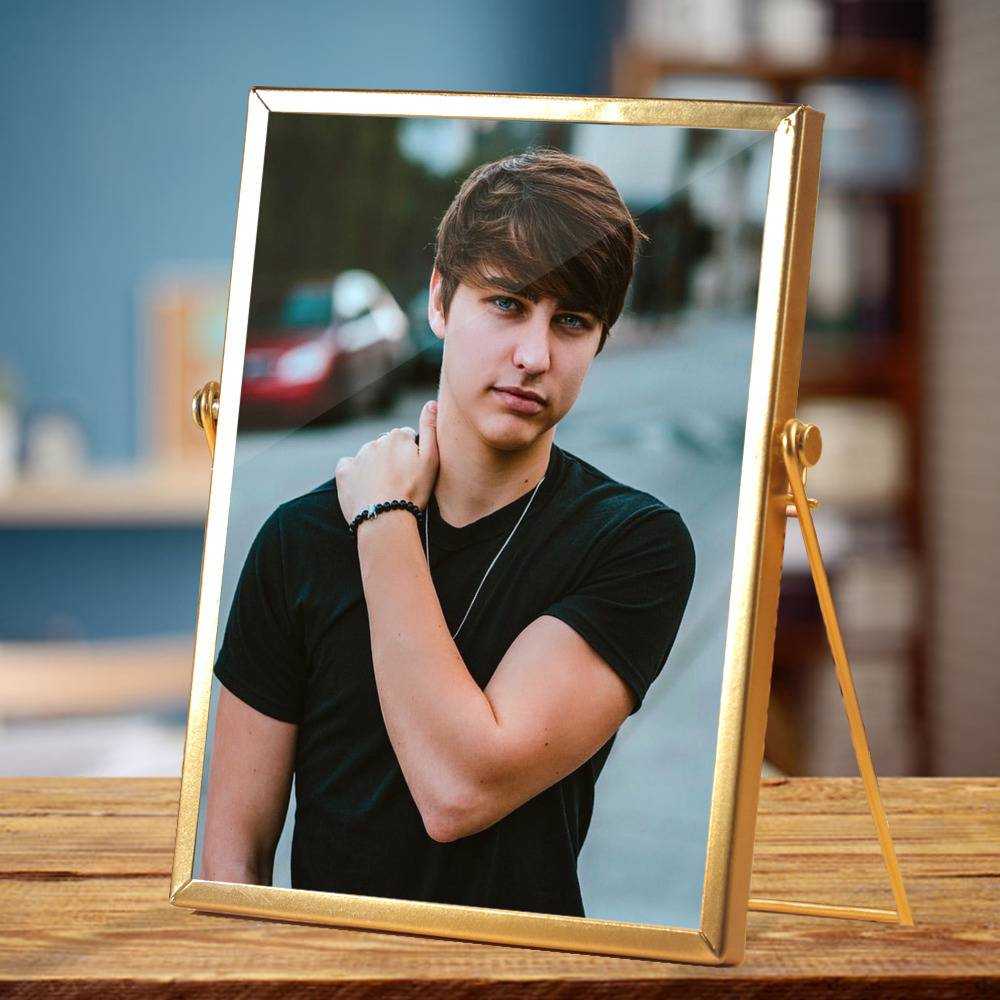 Colby Brock Plaque Classic Celebrity Plaque Colby Brock Photo by Colby Brock Plaque with Golden Frame