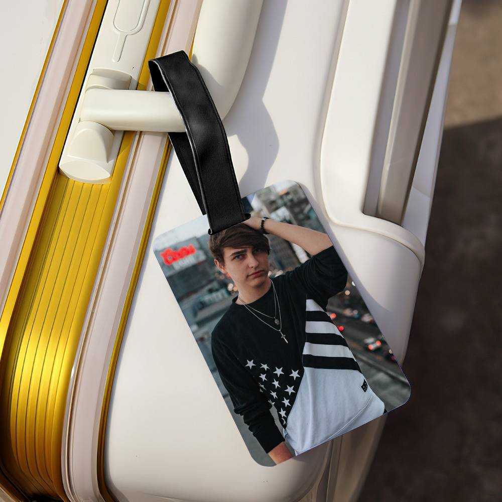 Colby Brock Luggage Tag Classic Celebrity Luggage Tag The End by Colby Brock Luggage Tag