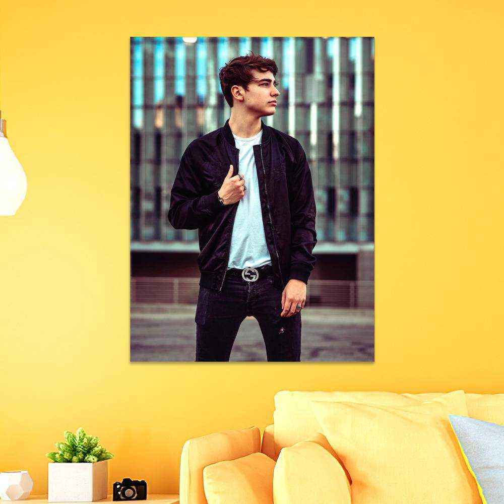 Colby Brock Merch Poster Art Wall Poster Sticky Poster Gift for Fans Colby Brock In A Pool Poster