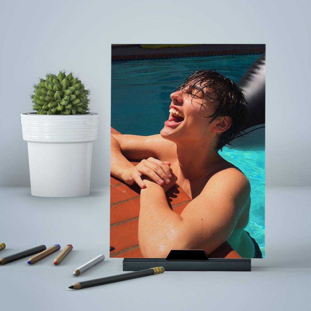 Colby Brock Greeting Card Classic Celebrity Greeting Card Without Him by Colby Brock Greeting Card