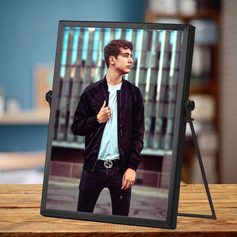 Colby Brock Plaque Classic Celebrity Plaque Colby Brock In A Pool by Colby Brock Plaque with Black Frame