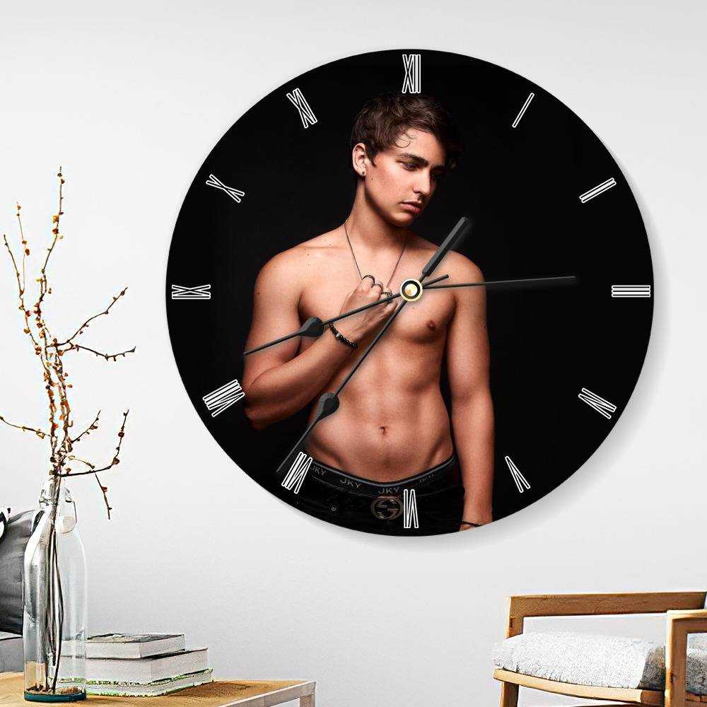 Colby Brock Round Wall Clock Home Decor Wall Clock Gifts for Colby Brock Fans Hot Pics Of Colby Brock Wall Clock