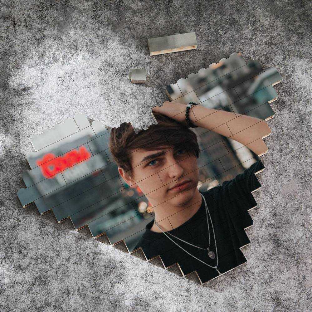 Colby Brock Merch Heart Shape Building Blocks Gift for Fans The End Building Blocks