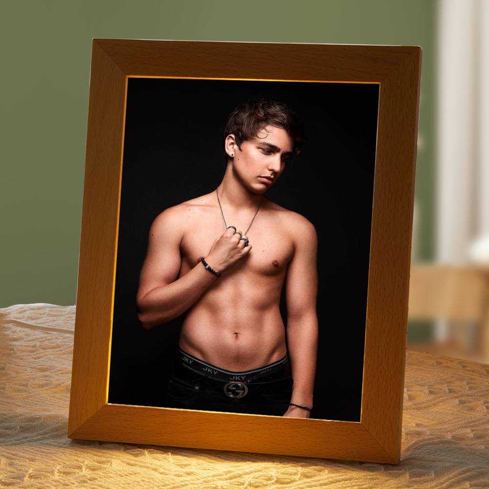 Colby Brock Hot Pics Of Colby Brock Lamp Classic Celebrity Lamp with Wooden  Frame | www.colbybrockmerch.com