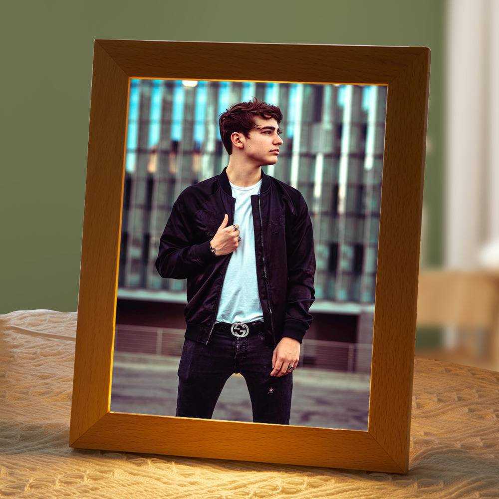 Colby Brock Lamp Classic Celebrity Night Light Colby Brock In A Pool Classic by Colby Brock Lamp with Wooden Frame