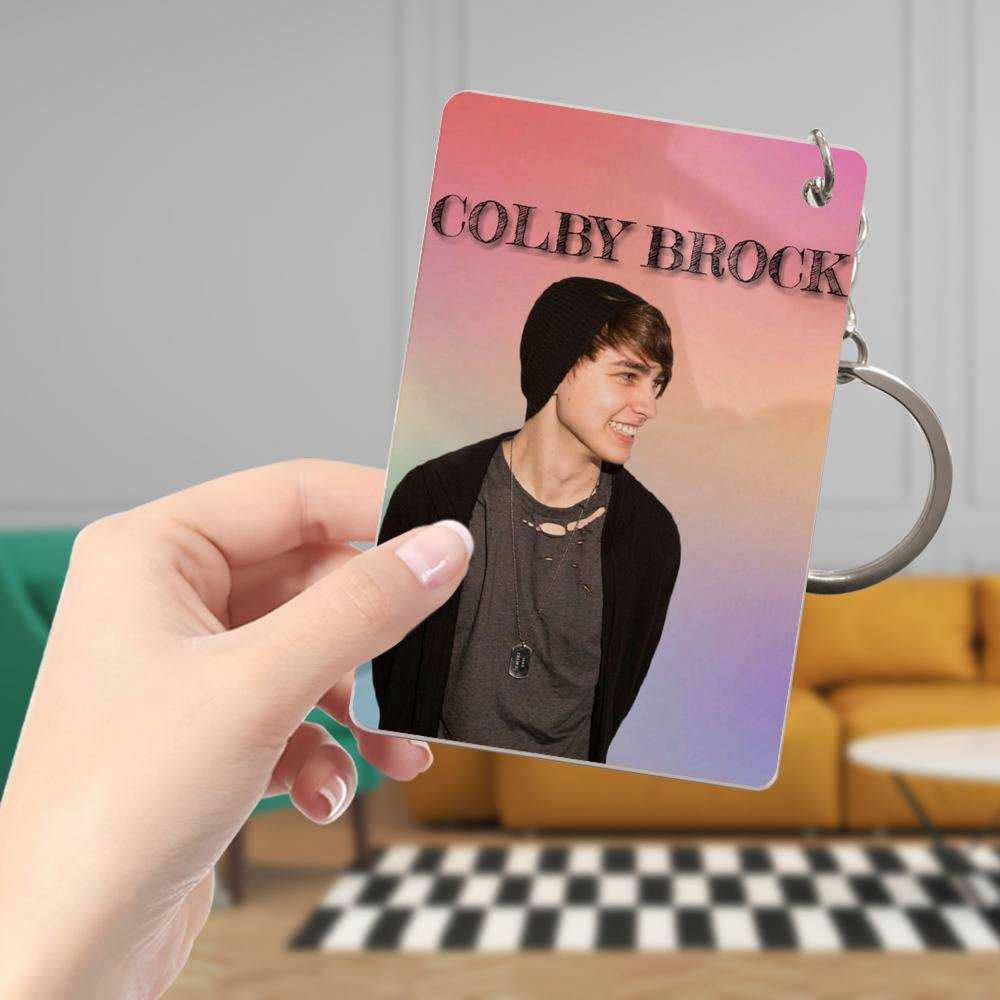 Colby Brock Keychain Classic Celebrity Keychain Sam And Colby by Colby Brock Keychain