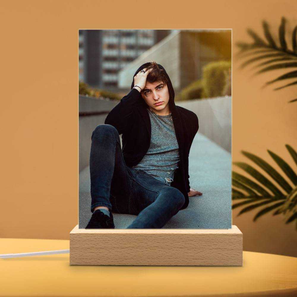 Colby Brock Lamp Classic Celebrity Night Light Dreamy by Colby Brock Lamp with Wooden Base