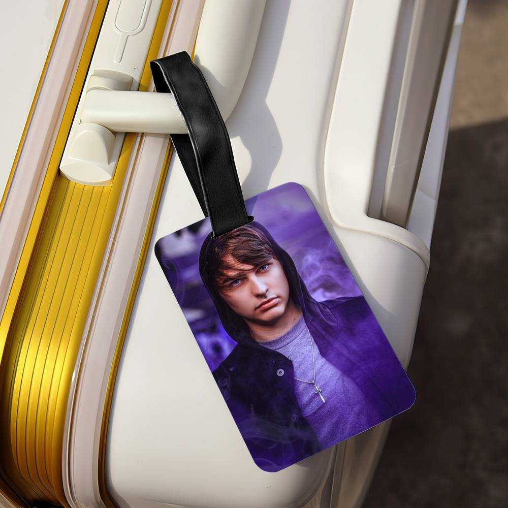 Colby Brock Luggage Tag Classic Celebrity Luggage Tag The Best Of Our Love by Colby Brock Luggage Tag