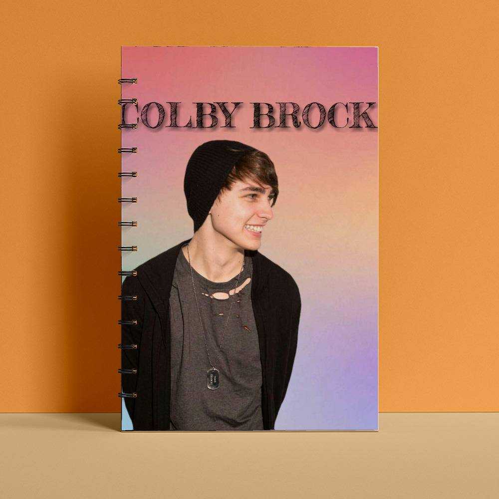 Colby Brock Spiral Bound Notebook Journal Diary Gift for Fans Sam And Colby Notebook