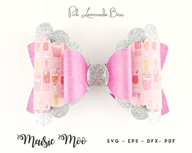 Pink Watercolor Bows Bow Frames Clipart Watercolor Bows Girly