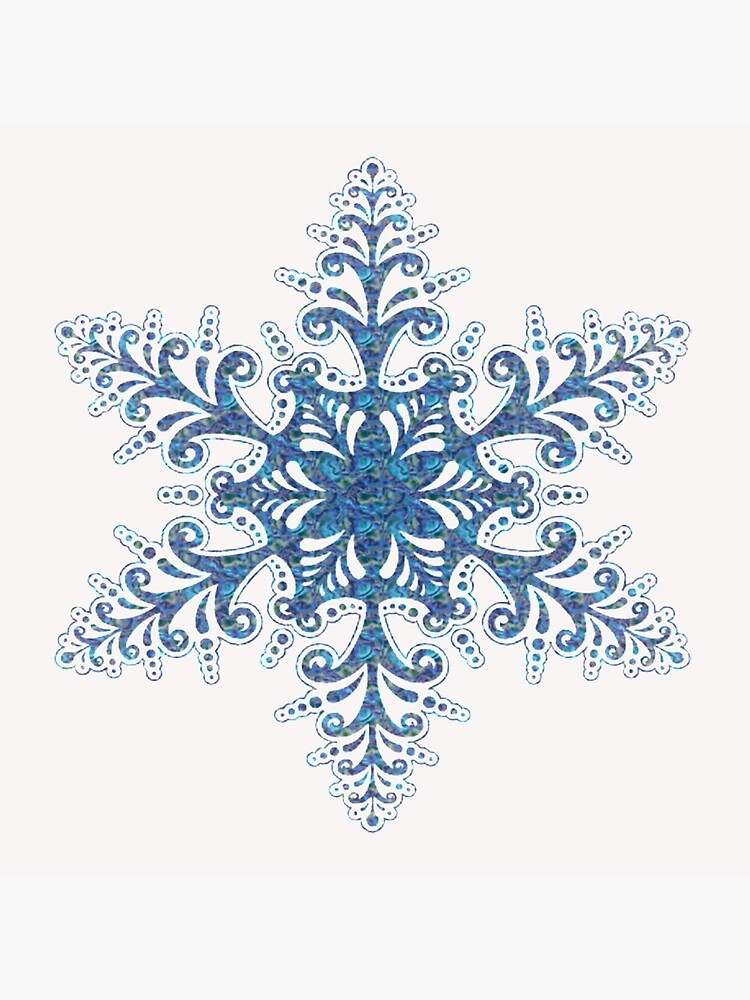 Big Holiday Classy Blue Snowflake Throw Pillow Soft And Comfortable Blue Christmas Pillows#3