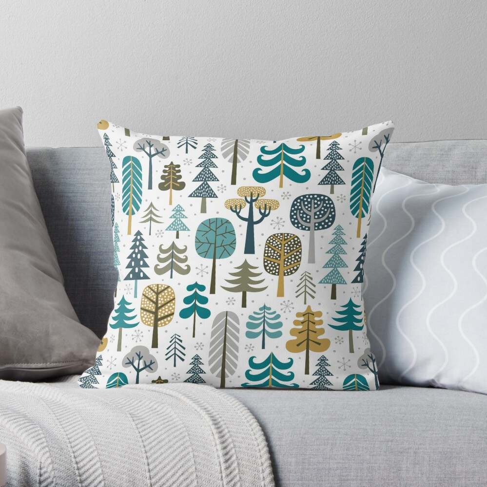 Christmas pillows online white