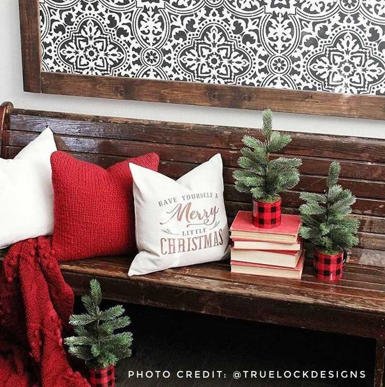 HAVE YOURSELF A MERRY LITTLE CHRISTMAS - THROW PILLOW WITH INSERT