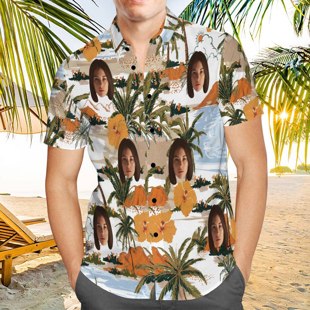 Gracie Abrams Hawaiian Shirt Custom Photo Hawaiian Shirt Beach Pattern  Hawaiian Shirt Classic Celebrity Hawaiian Shirt