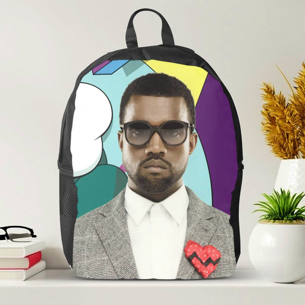 white black quilted leather backpacks kanye west streetwear swag tyga hood  by air skateboard hip hop designer school book bags