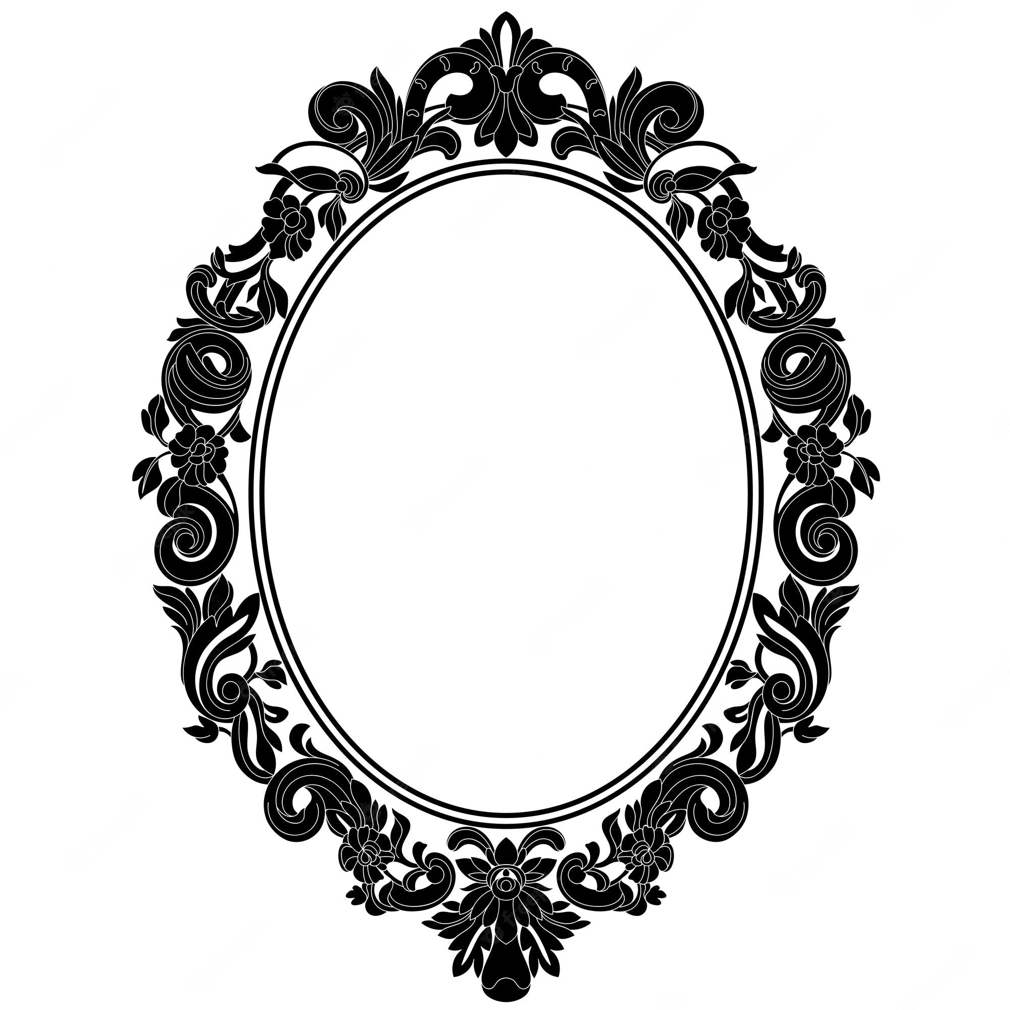 Frame Svg Free, Oval Frame SVG | framesvg.com