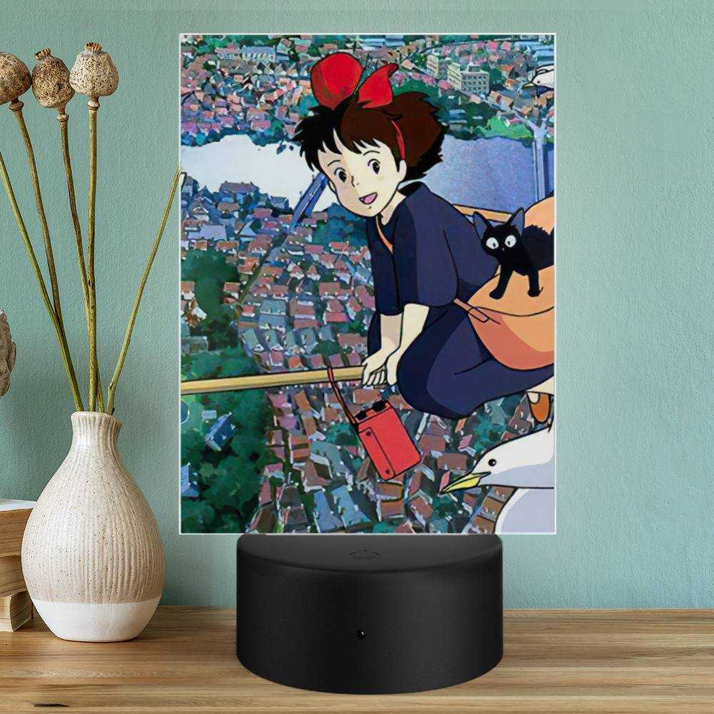 Studio Ghibli Lamp Classic Celebrity Lamp with Plastic Base |  