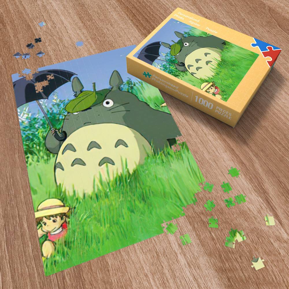Puzzle Frame for 1000P - Green - Studio Ghibli