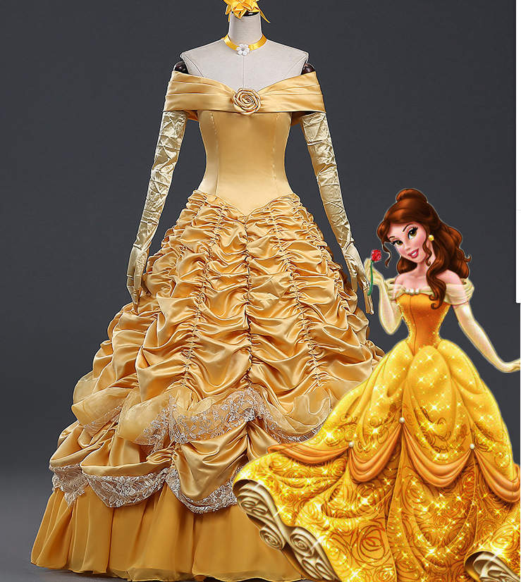 Disney Inspiré, Belle Robe Adulte, Belle Costume Adulte, La Belle