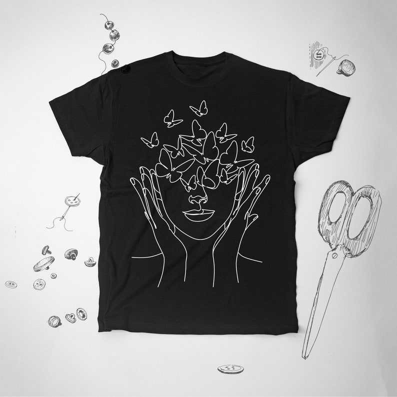 Butterfly Tshirt, Aesthetic Butterflies Tshirt