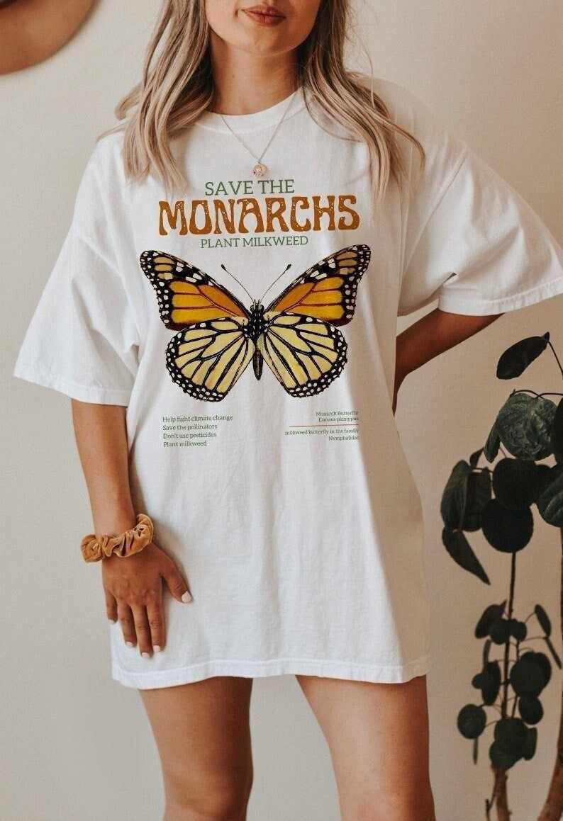 Emerging Monarch Butterfly 100% Organic Cotton T-Shirt for Women – Upland  Road