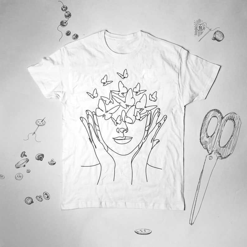 Butterfly Tshirt, Aesthetic Butterflies Tshirt