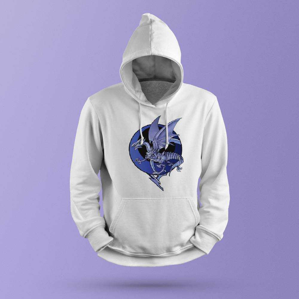 Blue eyes outlet white dragon hoodie