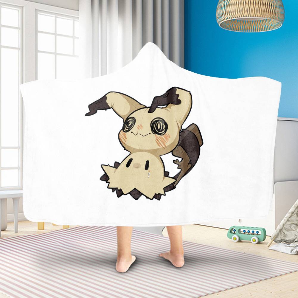 Mimikyu Hoodie Blanket Pokemon Hoodie Blanket mimikyuplush